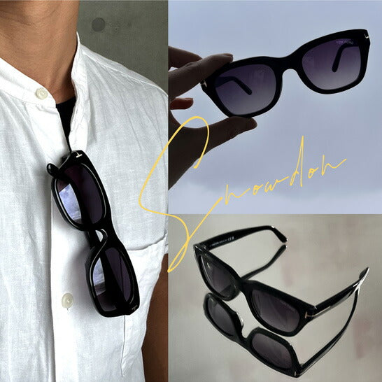 トムフォード サングラス TOM FORD SNOWDON FT0237F 01B 51 （TF0237F