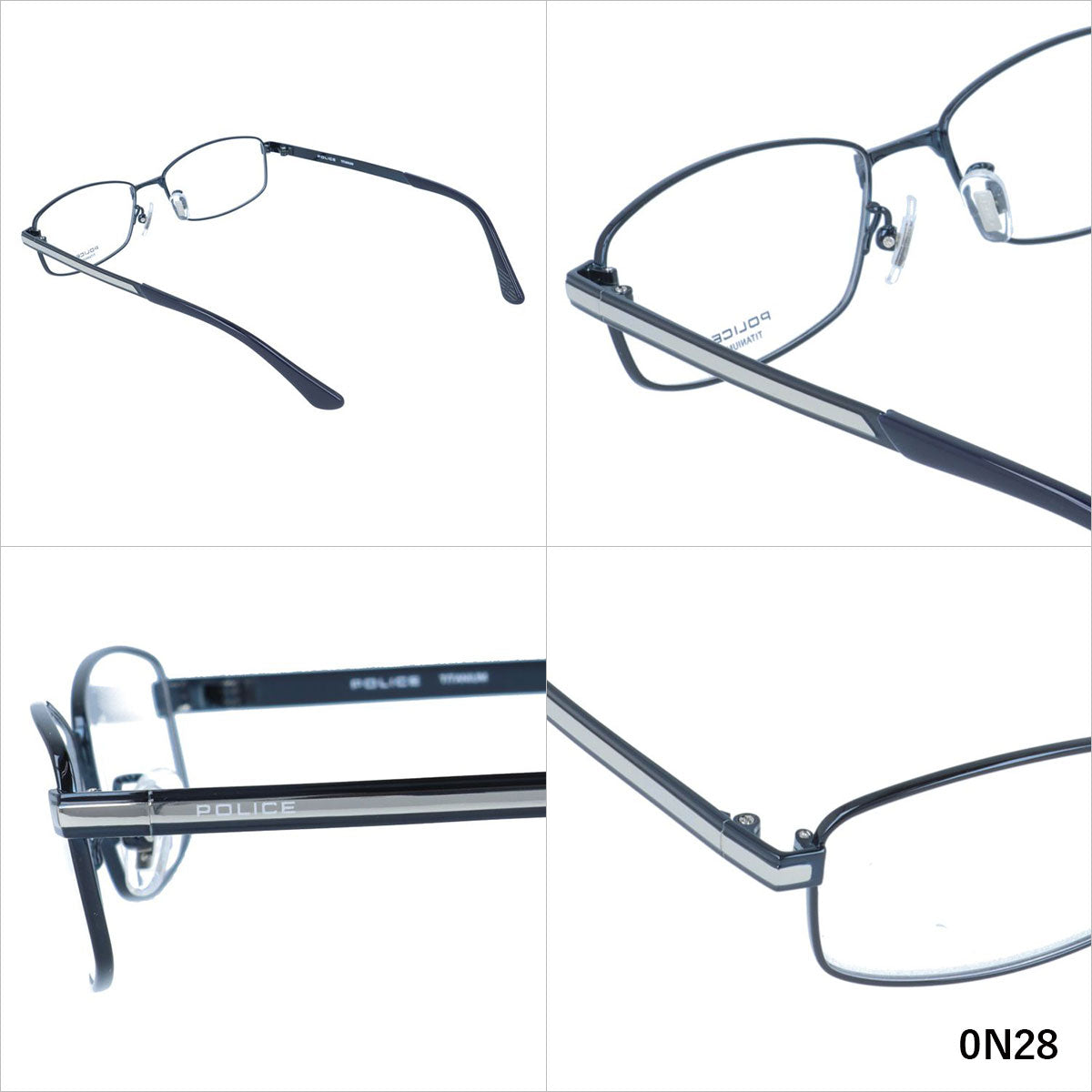 国内正規品】ポリス メガネフレーム 伊達メガネ POLICE VPL823J 全2
