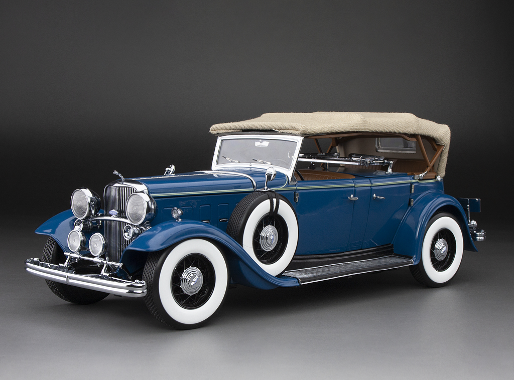 1932 Ford Lincoln KB Top up – Dido Blue – sunstarmodelcars