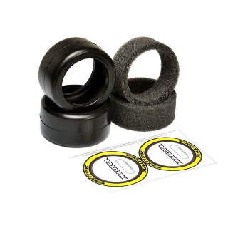 1/10F1ラバータイヤR 28X(ダブルレッド/スーパーソフト) [#2133