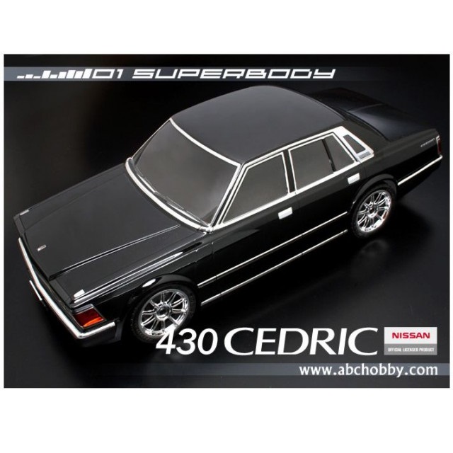 1/10電動ツーリングカー ドリフトカー用ボディ ニッサン430セドリック