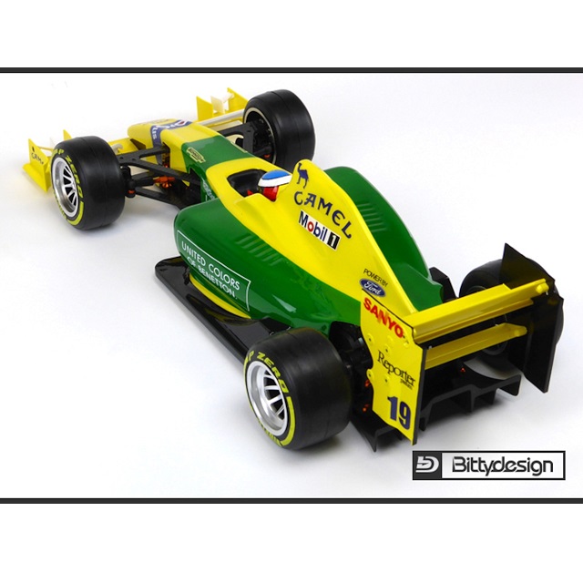 F1 Type-6C 1/10クリアーボディライトウエイト [BDF1-T6C] - スーパー