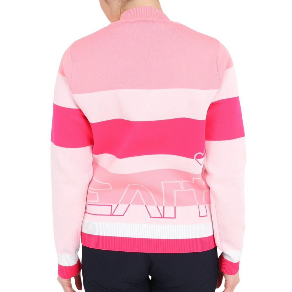 ビバハート（VIVA HEART）（レディース）ゴルフウェア マルチボーダー