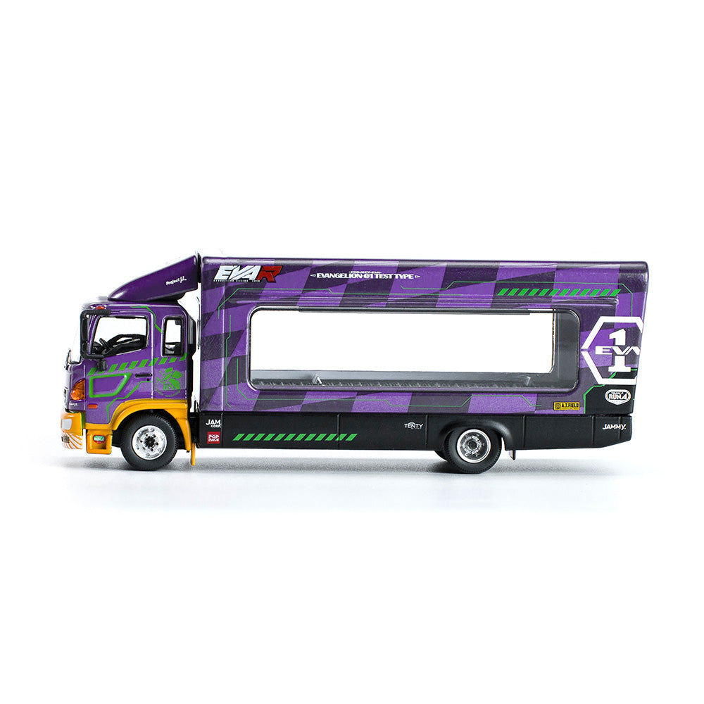 POPRACE＞1/64 EVA RACING TRANS PORTER HINO 500 (EVA-01) – サポルト