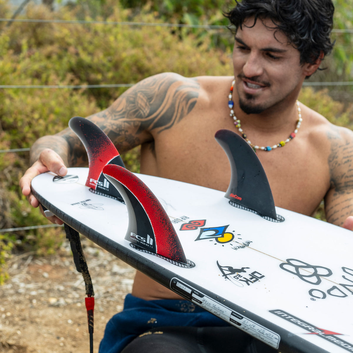 FCS II Gabriel Medina Signature Tri Fin Set - FCS US