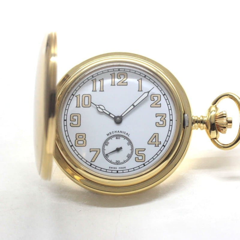 正美堂オリジナルウォッチ/懐中時計/ゴールドカラーハンターケース