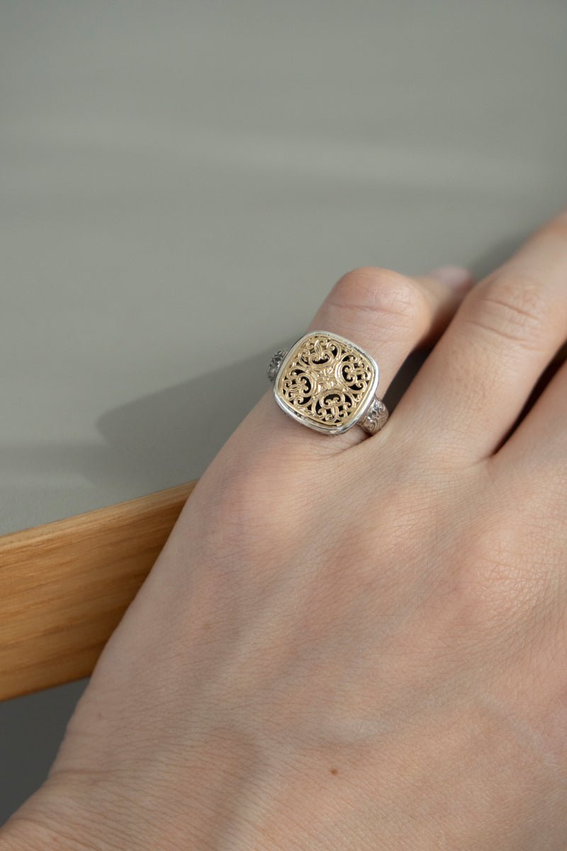 Gerochristo Mediterranean Ring Square ジェロクリスト スクエア