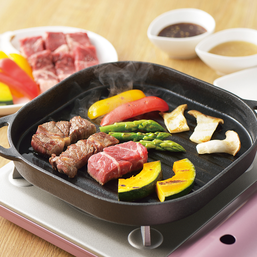 鋳鉄製バーベキューグリルプレート グリルプレート ロストル 鉄鋳物