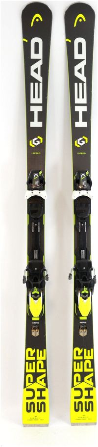 2018 Head Supershape i.Speed 163cm Used Demo Skis w Bindings - Powder7