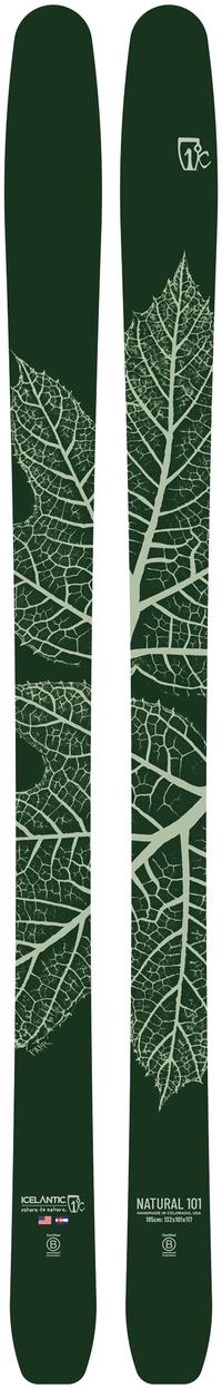 2025 Icelantic Natural 101 185cm Skis - Powder7