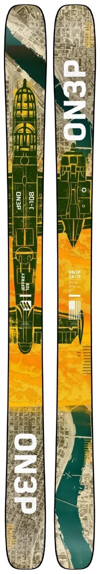 2021 ON3P Jeffrey 108 176cm Skis - Powder7