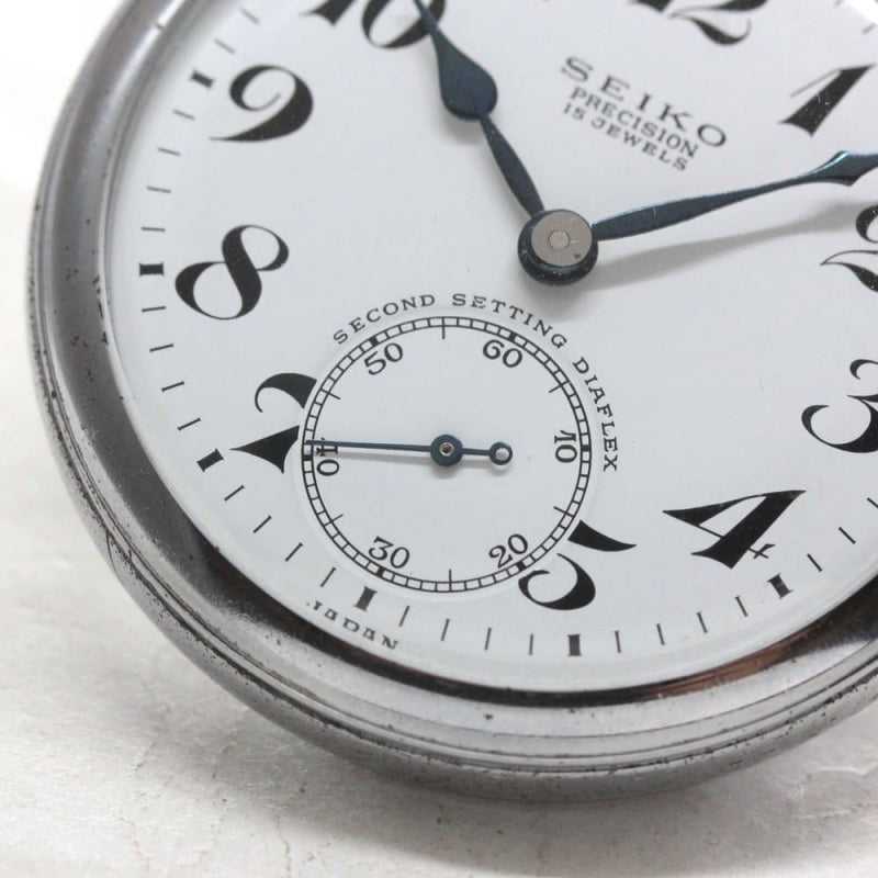 昭和39年の19セイコー鉄道時計/15石/秒針止め機能/絶版時計/19seiko