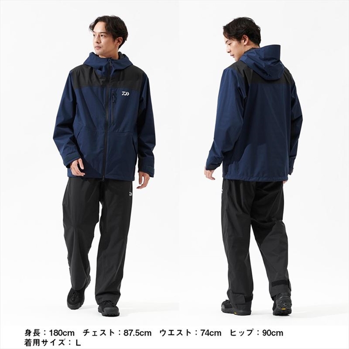 ダイワ DR-3625 レインマックス レインスーツ 2XL ブラック - 釣具の