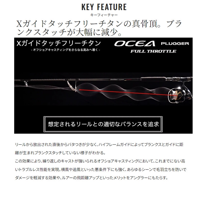 シマノ オシアプラッガー フルスロットル S77M 24年モデル【大型商品