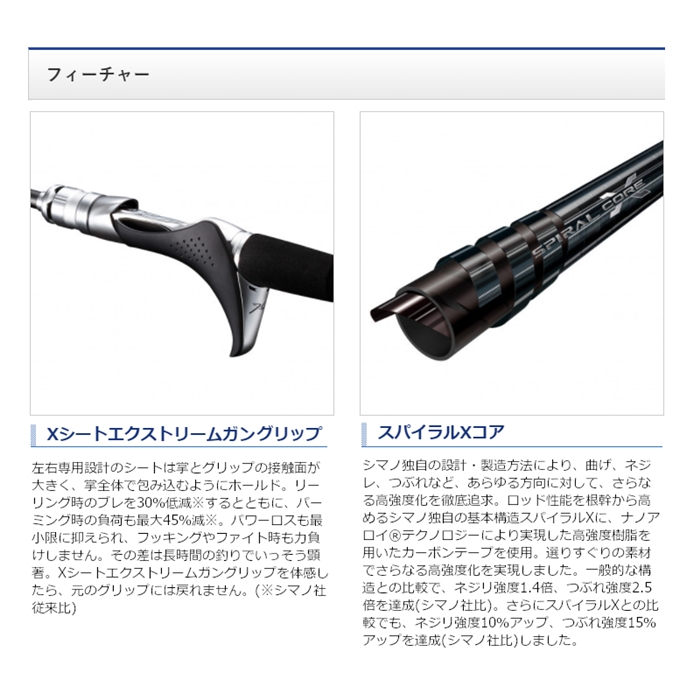 シマノ ライトゲーム エクスチューン TYPE73 MH225 LEFT [2021年モデル