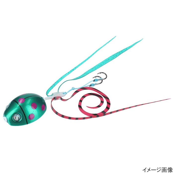 ダイワ 紅牙 ベイラバーフリーα 中井レディバグ セット 45g DTグリーン