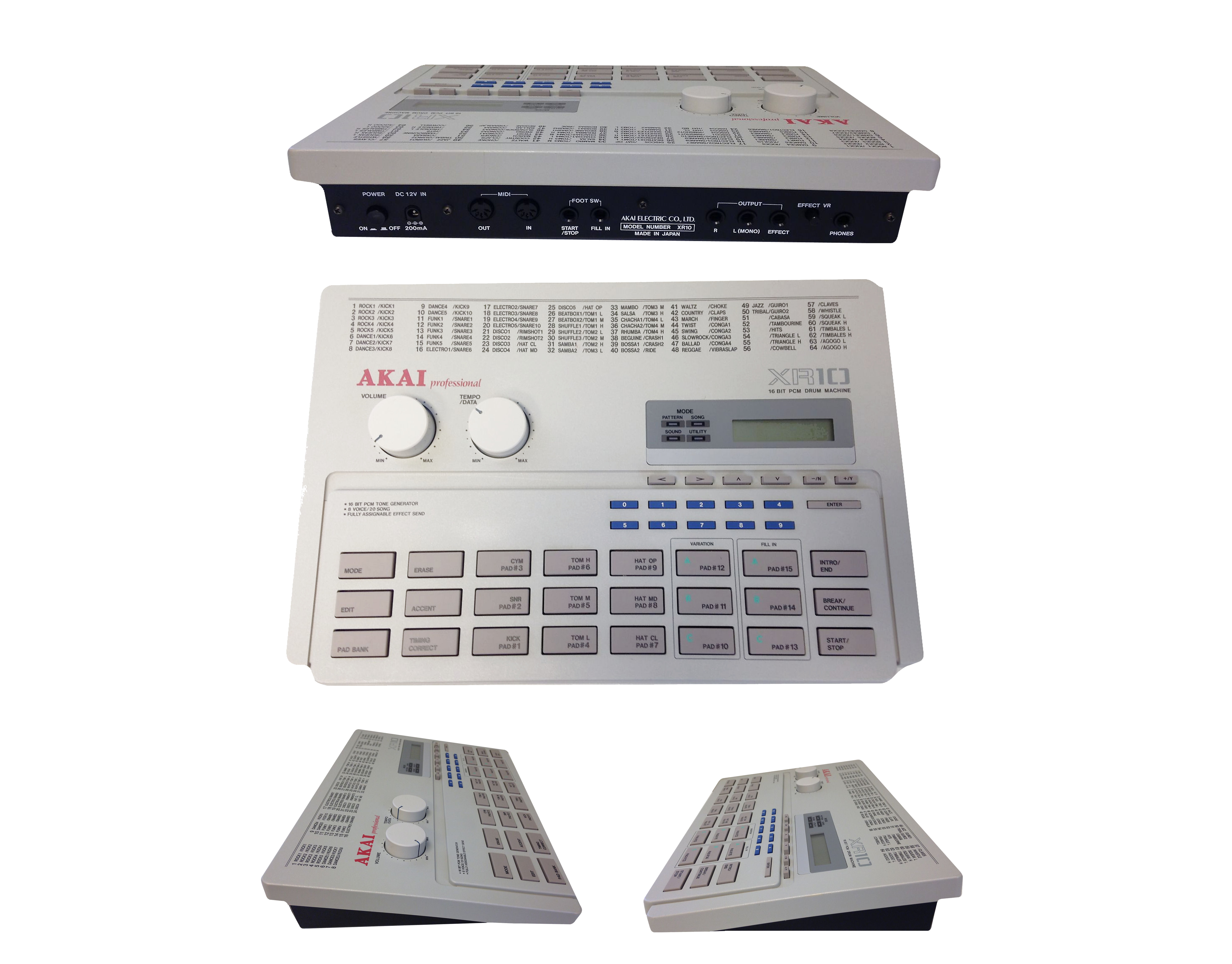 AKAI XR-10 アカイ ドラムマシン AKAI XR-10 アカイ ドラムマシン