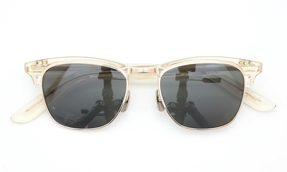 正規・美品】YELLOWS PLUS 跳ね上げサングラス JOHN C445 YELLOWS PLUS