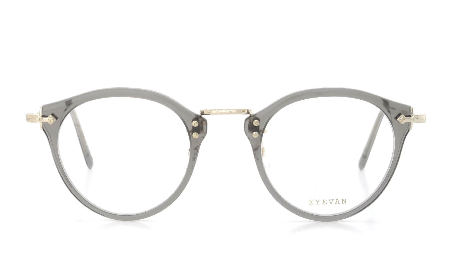 EYEVAN アイヴァン 定番メガネ E-0505 (47)通販 col.SMK/G (取扱：大宮