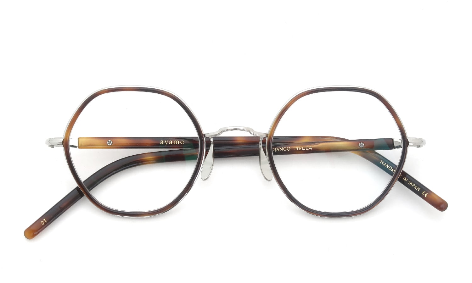 ayame アヤメ UVカット伊達メガネ DJANGO ジャンゴ通販 DT 46□24 正規