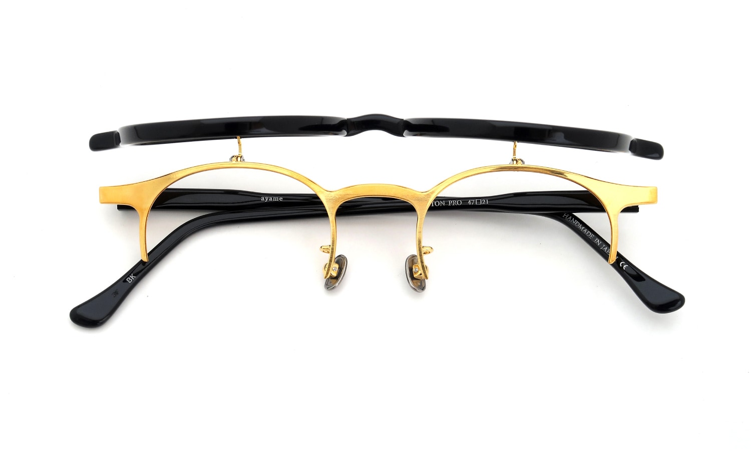ayame アヤメ 跳ね上げ式メガネ BOSTON PRO ボストン プロ通販 BK