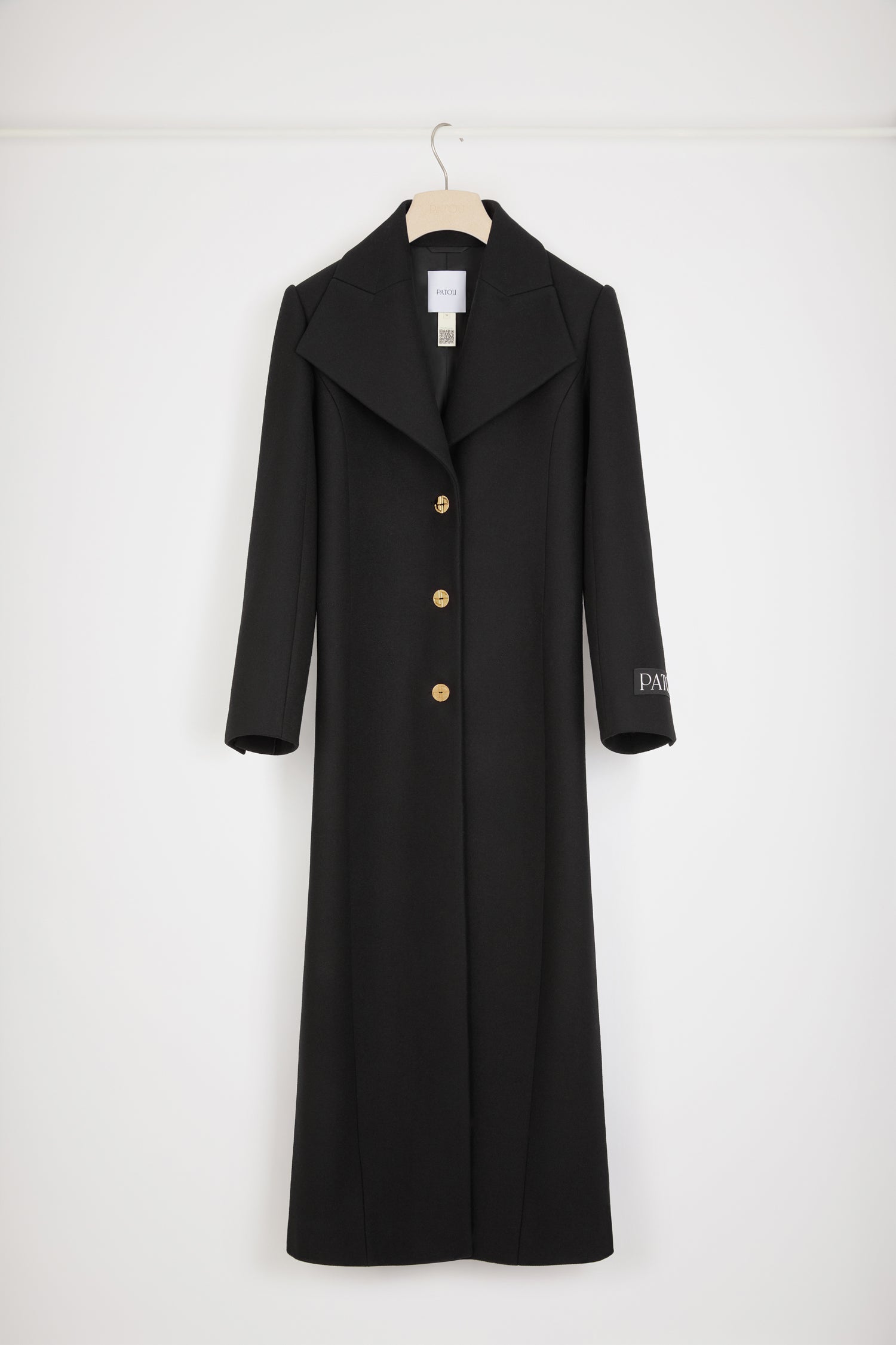 Patou | ウール混フェルト製ロングテーラードコート