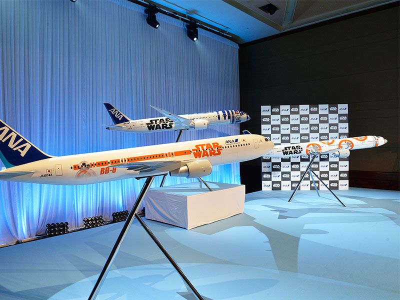 All Nippon Airways Unveils Two More Star Wars Themed Aircraft