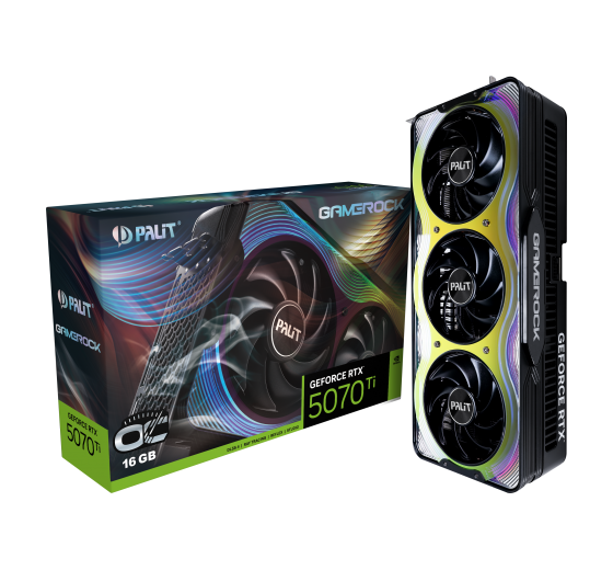 Palit Products - GeForce RTX™ 5070 Ti GameRock OC ::