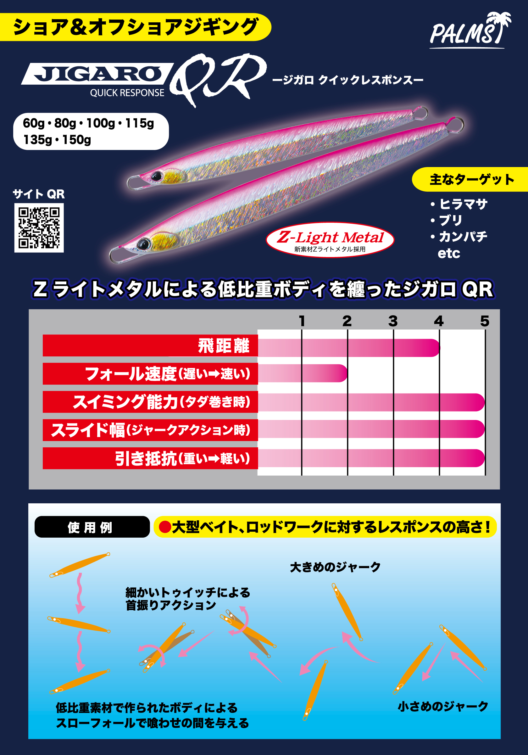 JIGARO QR / ジガロQR ｜ PALMS ｜ 株式会社パームス