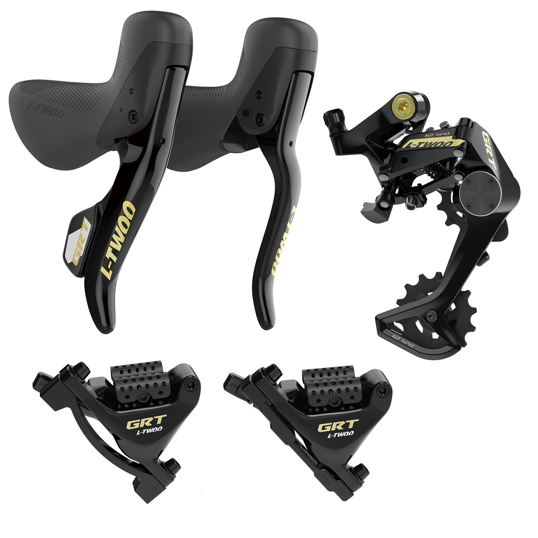 L-TWOO GRT 1x12s AluminIum Gravel Hydraulic Disc Brake Groupset