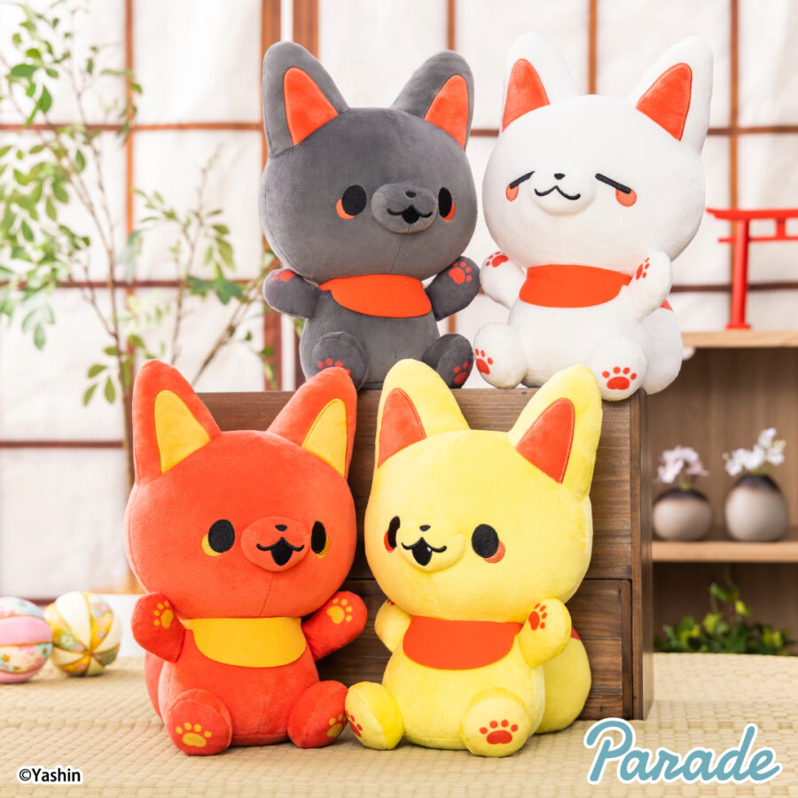 かみさまキツネとサラリーマン ぬいぐるみ | 商品紹介 | 株式会社