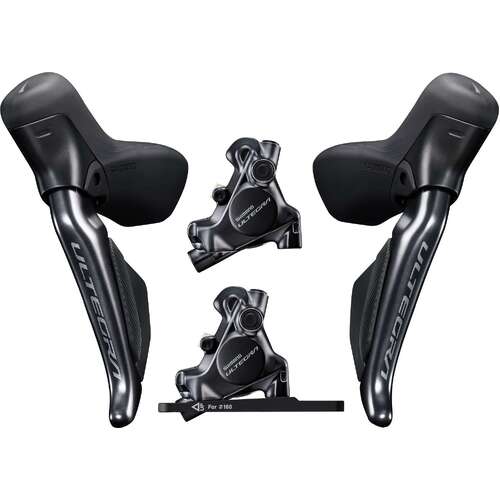 Shimano Ultegra Di2 ST-R8170 12-Speed Shifter + Flat Mount Caliper