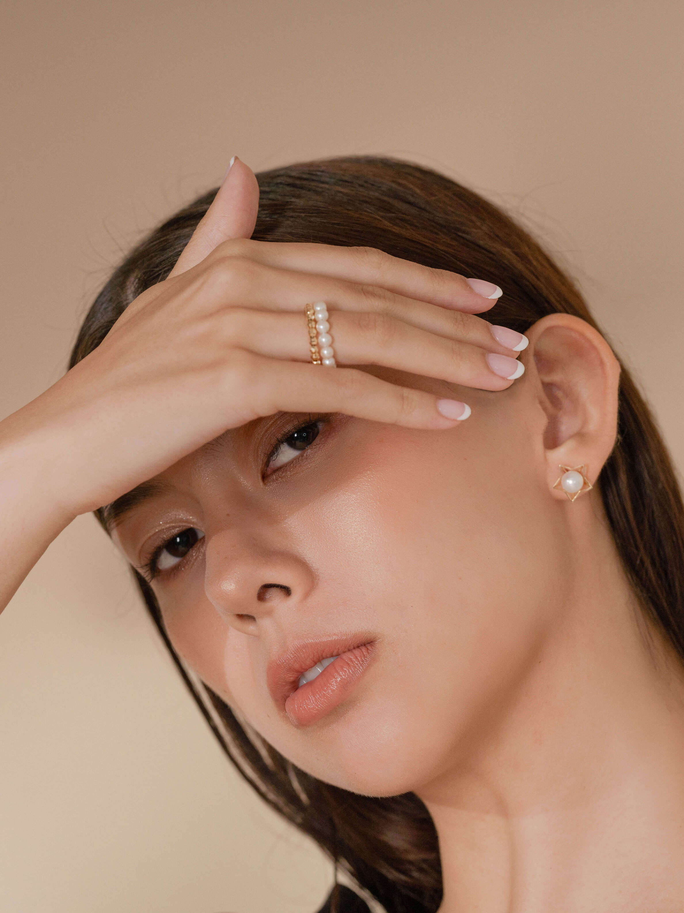 Spiral Pearl Gold Ring – Pearlish