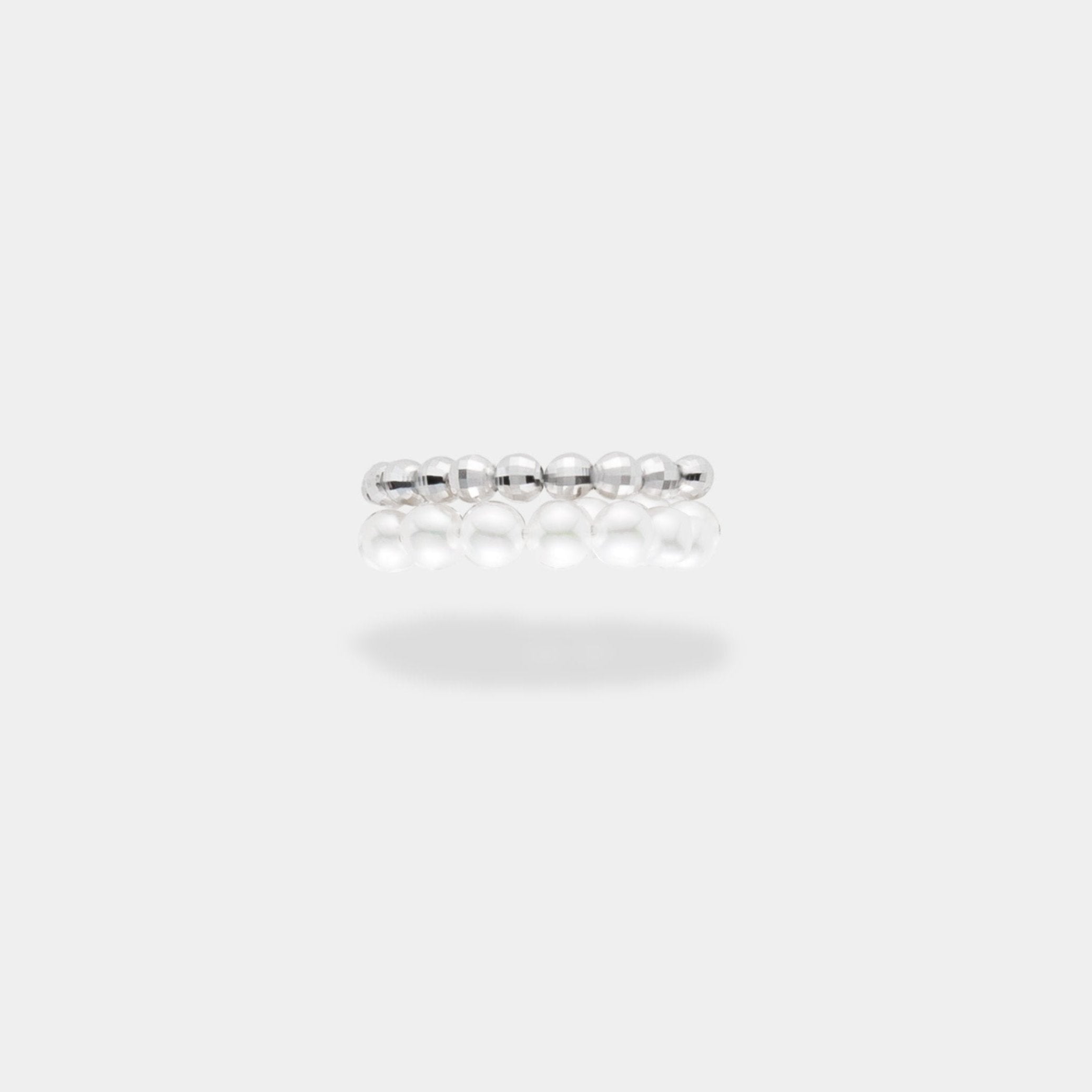 Spiral Pearl White Gold Ring – Pearlish