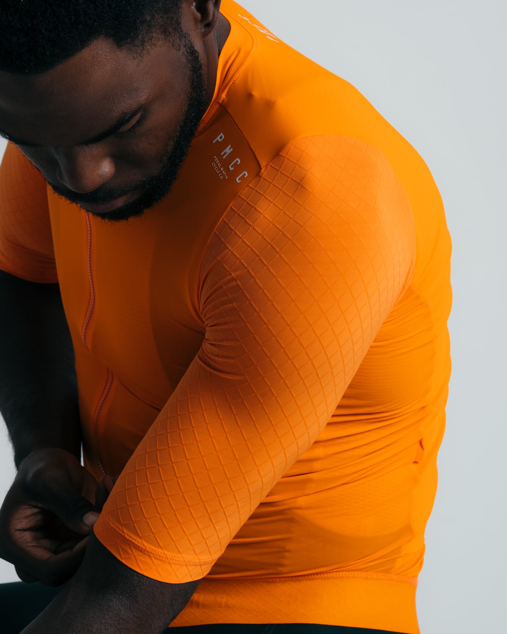 Mens Pmcc Cycling Jersey - Orange | Pedal Mafia | Pedal Mafia