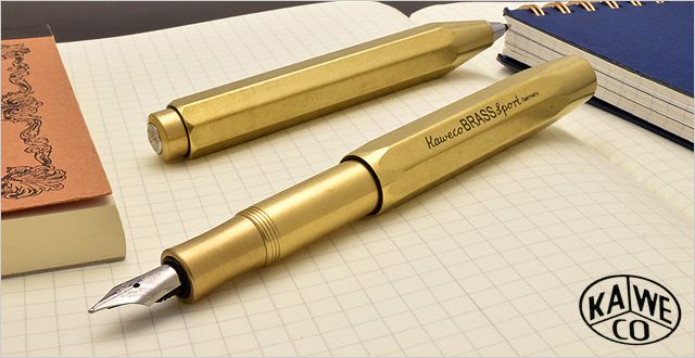 KAWECO カヴェコ 万年筆 ブラススポーツ BRFP-BR | ペンハウス