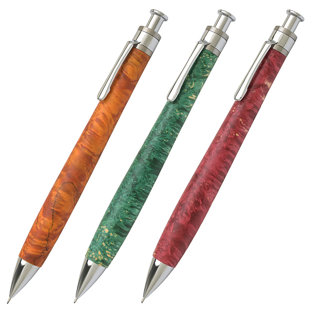 工房 楔 0.5mmペンシル楔 スタビライズウッド 楓こぶ杢 | ペンハウス