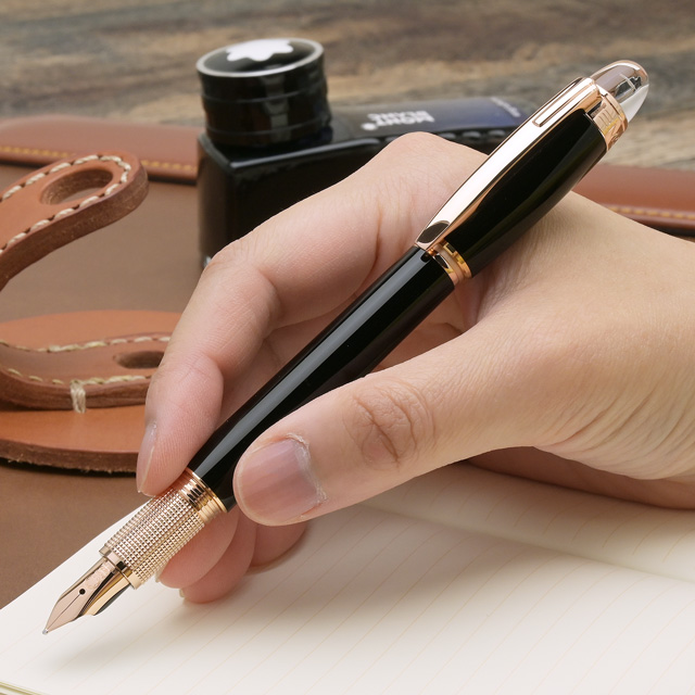 MONTBLANC モンブラン 万年筆 スターウォーカー レッドゴールドレジン