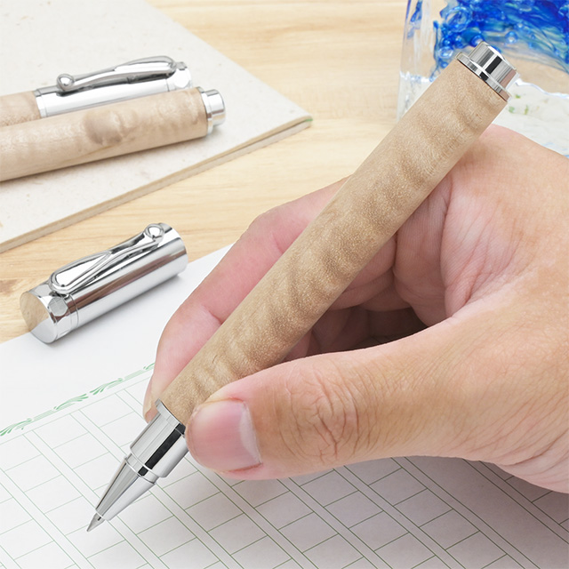 即日出荷OK】Pent〈ペント〉 by 竹内靖貴 ローラーボール 楓ちぢみ杢