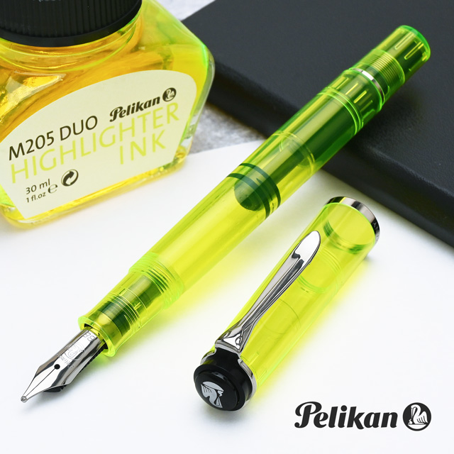 Pelikan ペリカン 万年筆 特別生産品 M205 DUO ネオン BB（極太字