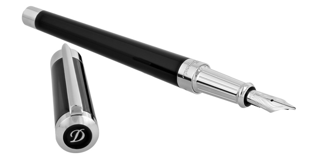 S.T.Dupont エス・テー・デュポン 万年筆 リベルテ シャイニーブラック