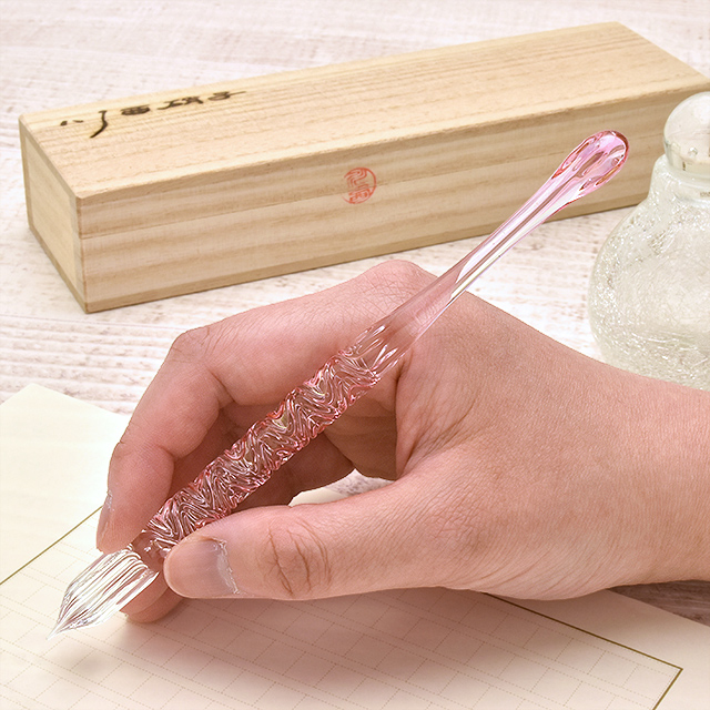 川西硝子 ガラスペン 硬質ガラスペン 細波（さざなみ） アウトサイド