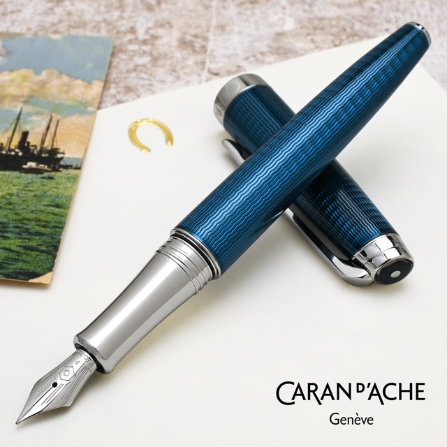 CARAN D'ACHE カランダッシュ 万年筆 レマン コレクション バイカラー