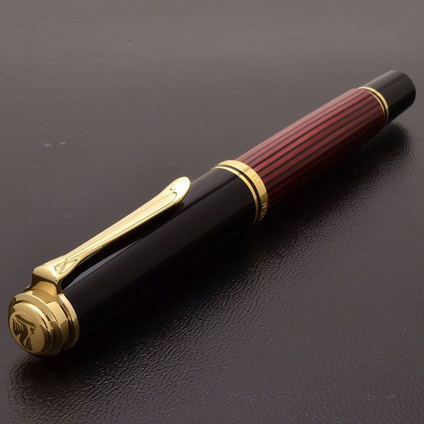 Pelikan ペリカン ローラーボール スーベレーン R600 レッドストライプ