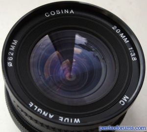 Cosina MC 20mm F3.8 Lens Reviews - Cosina Lenses - Pentax Lens