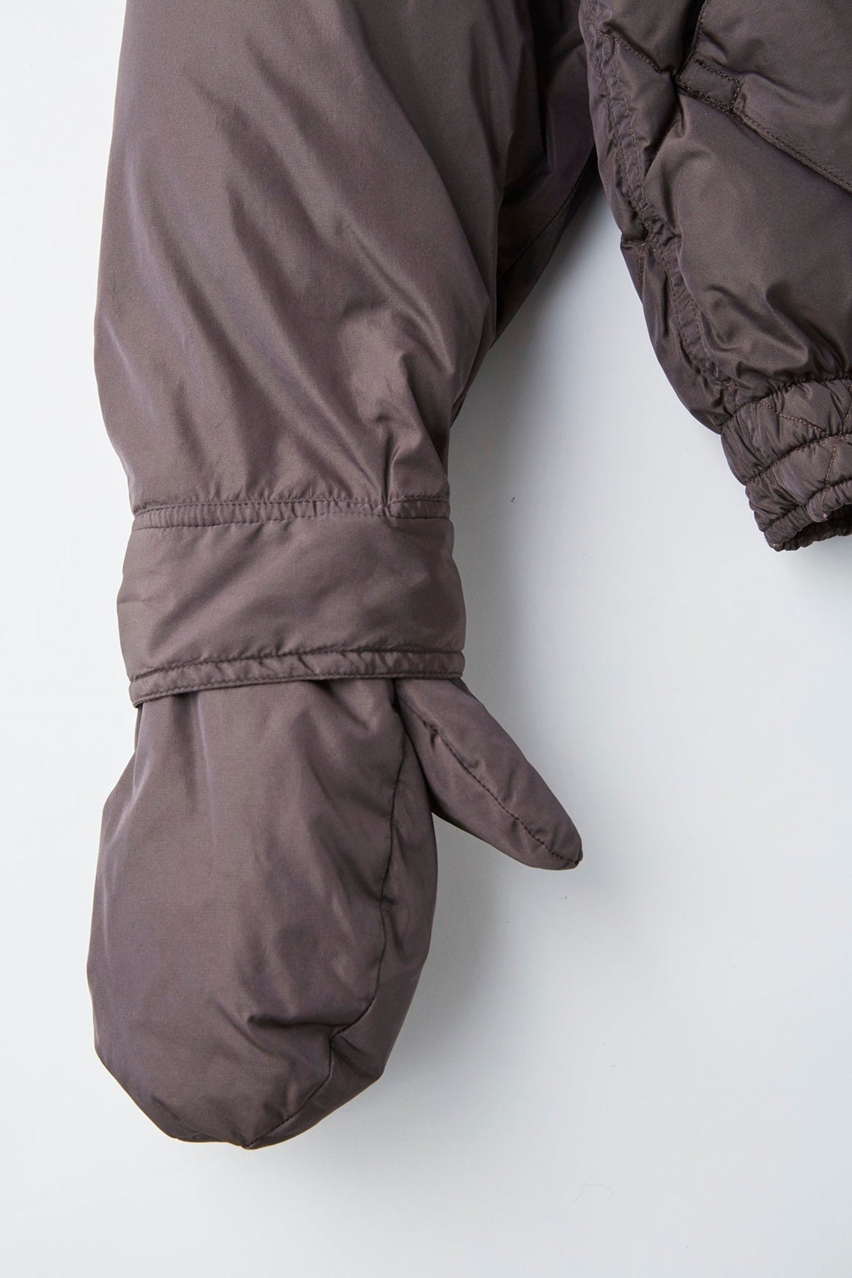 ○OLD JOE - HIGH COUNTSILK MITTEN PUFF JACKET - WHISKY – PHAETON