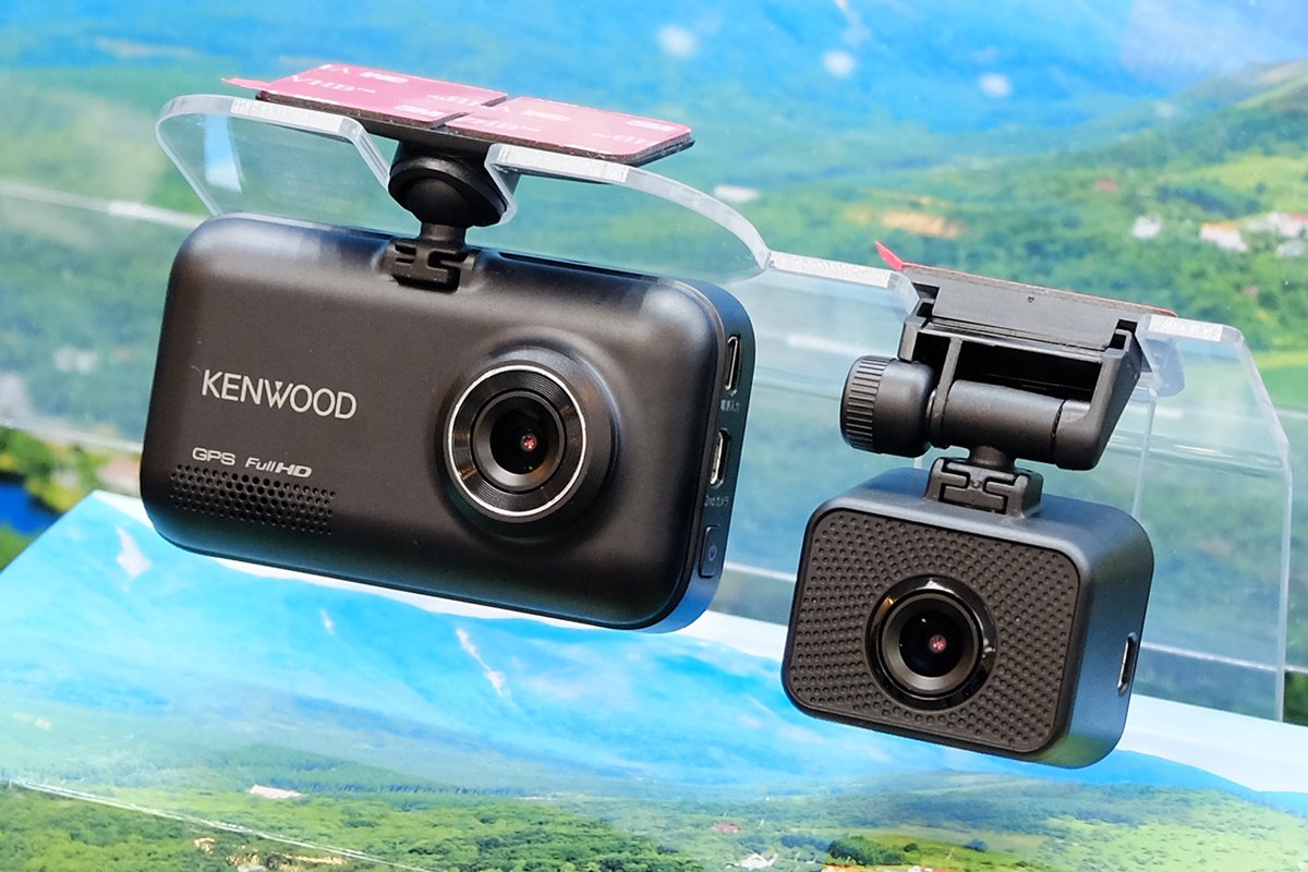 ケンウッド、高画質/小型化を追求した2カメラドライブレコーダー「DRV