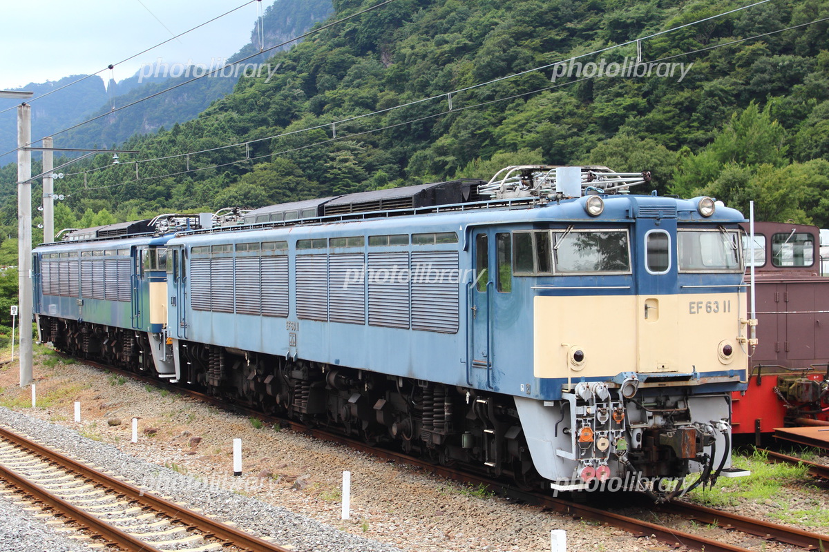 碓氷峠鉄道文化むら EF63 写真素材 [6080146] - フォトライブラリー