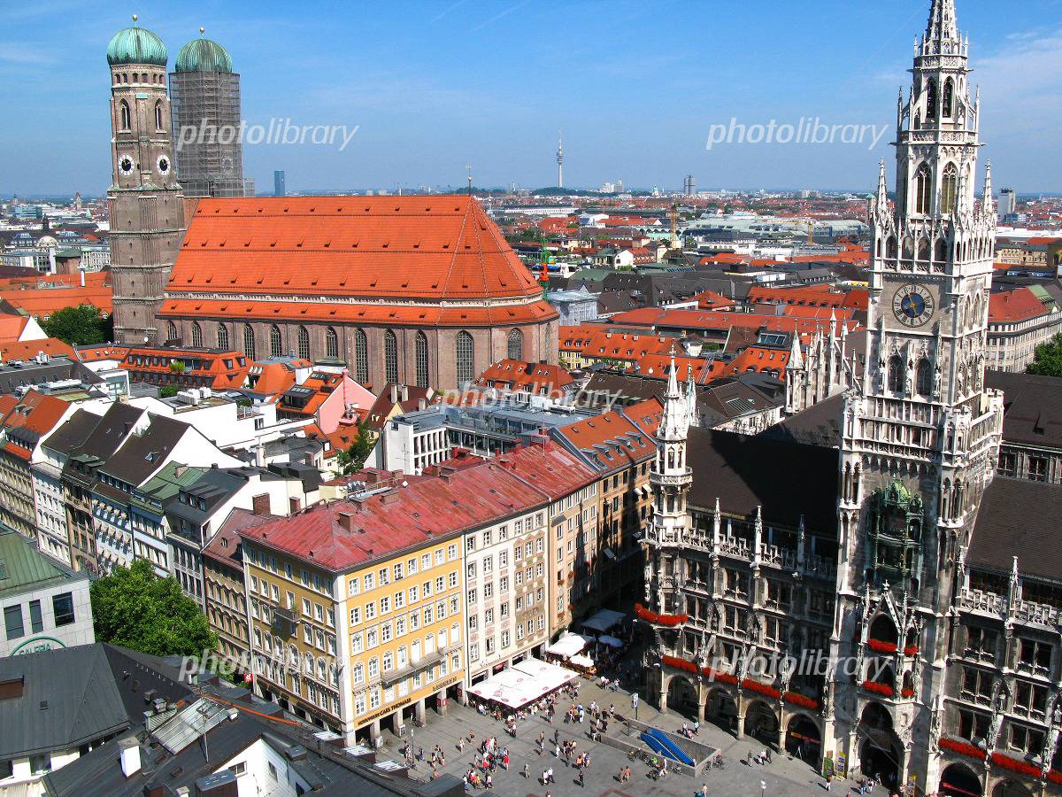 ドイツ・ミュンヘン・旧市街の街並み 写真素材 [823438] - フォト