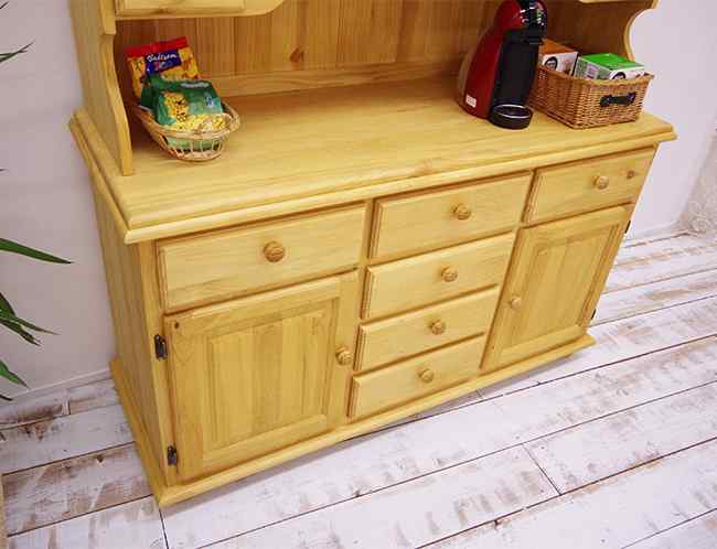 カウンターボード W120 パインウッド 日本製 カントリーキッチンボード